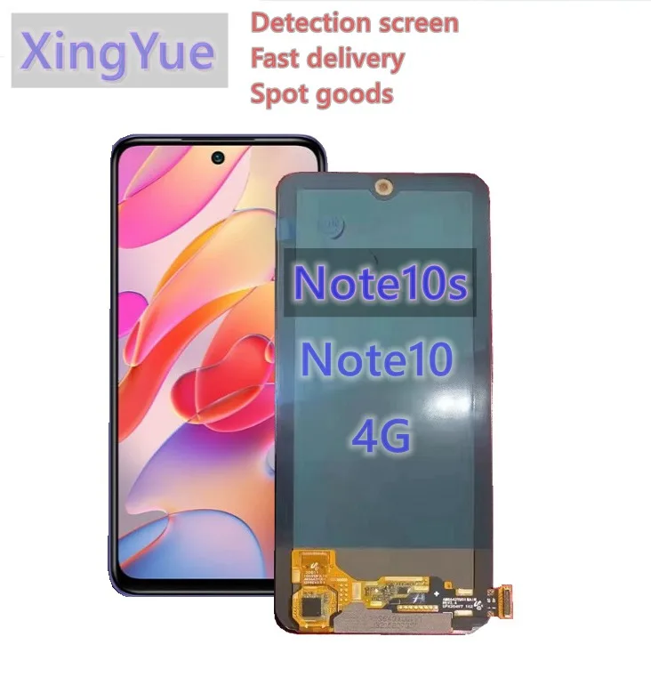 

Экран 6,43 дюйма, подходит для Xiaomi Redmi Note 10 4G M2101K7AI M2101K7AG, ЖК-дисплей с дигитайзером экрана, комплект