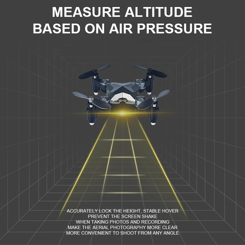 Мини-камера Led Drone Wifi складной пульт дистанционного управления Дрон воздушная машина гравитационная индукция фотография четырехосные игрушечные самолеты