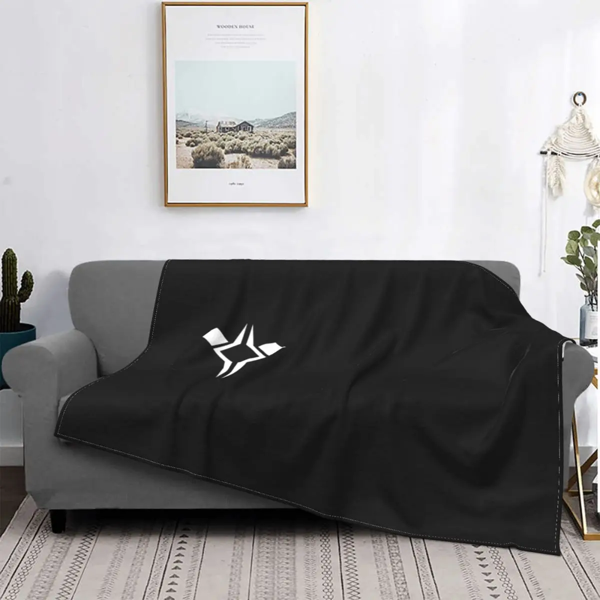 

Ahsoka-colcha con emblema, 2 mantas, edredón a cuadros para cama, funda de sofá, manta de muselina, colcha de verano