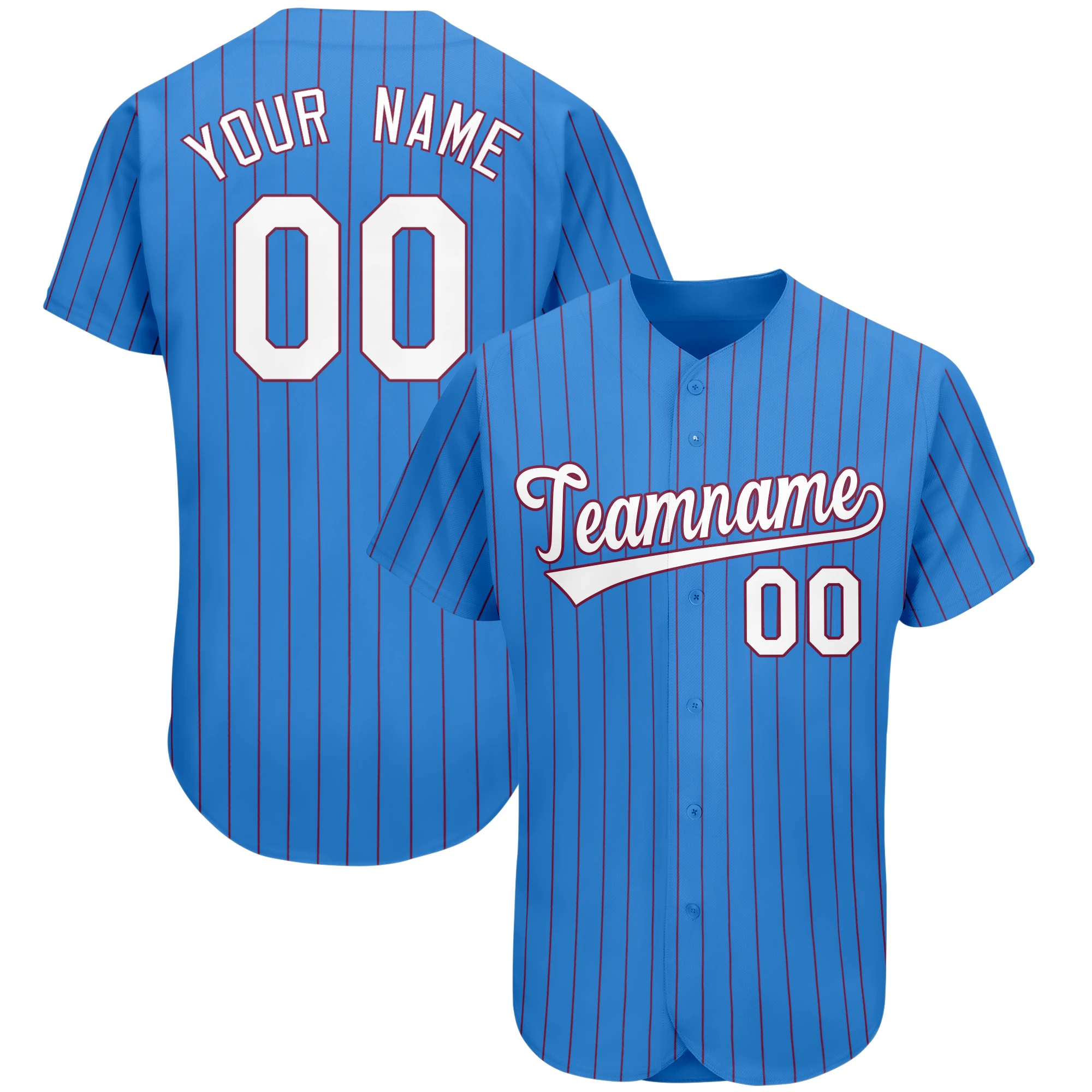 

Custom Baseball Jersey for Discount，Personalize Team Sport Print Clothing With Front Back Name Number