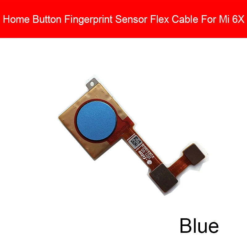 

Home Button Fingerprint Sensor Flex Cable For Xiaomi Mi 6X Mi6X Menu Return Touch Sensor Flex Ribbon Repair Parts Replacement