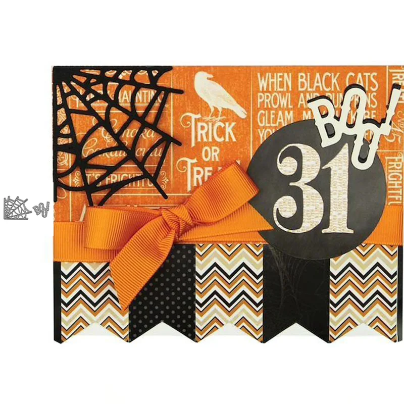 

Huixiang резка металла из углеродистой стали высечка Скрапбукинг Фотоальбом животные 3D Хэллоуин Паук Паутина письмо 2019 Новинка