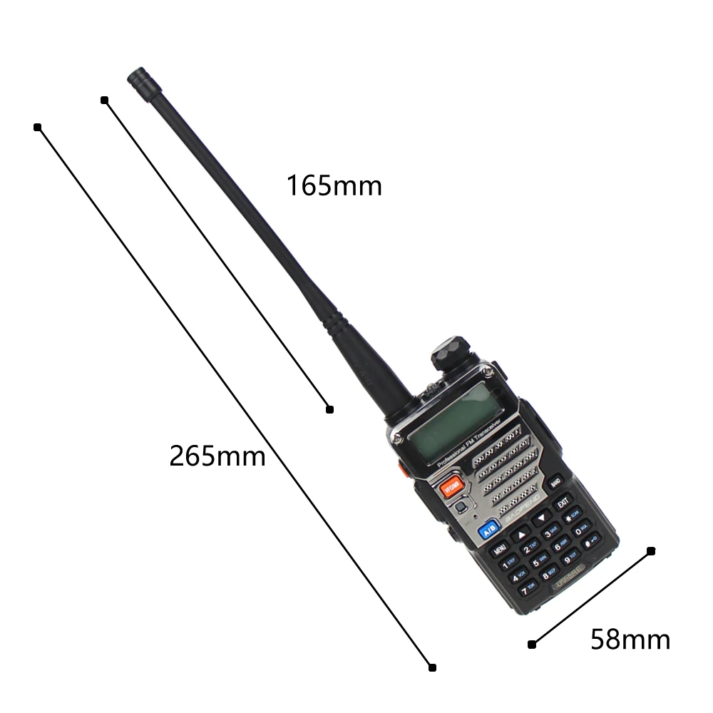 2 Pcs BAOFENG UV-5RE Dual Band UHF/VHF Amateur Handheld Two Way Radio FM Ham walkie Talkie 128 Channels