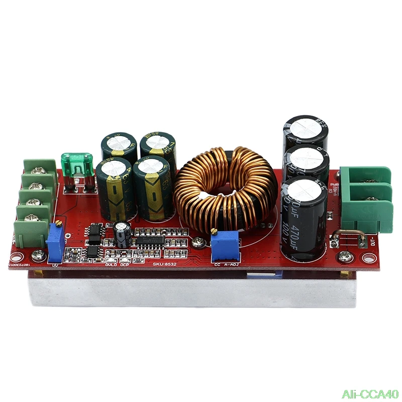 DC преобразователь 20A 1200W Step Up Down Buck Boost Module 8 60V To 12 83V|Инверторы и конвертеры| |