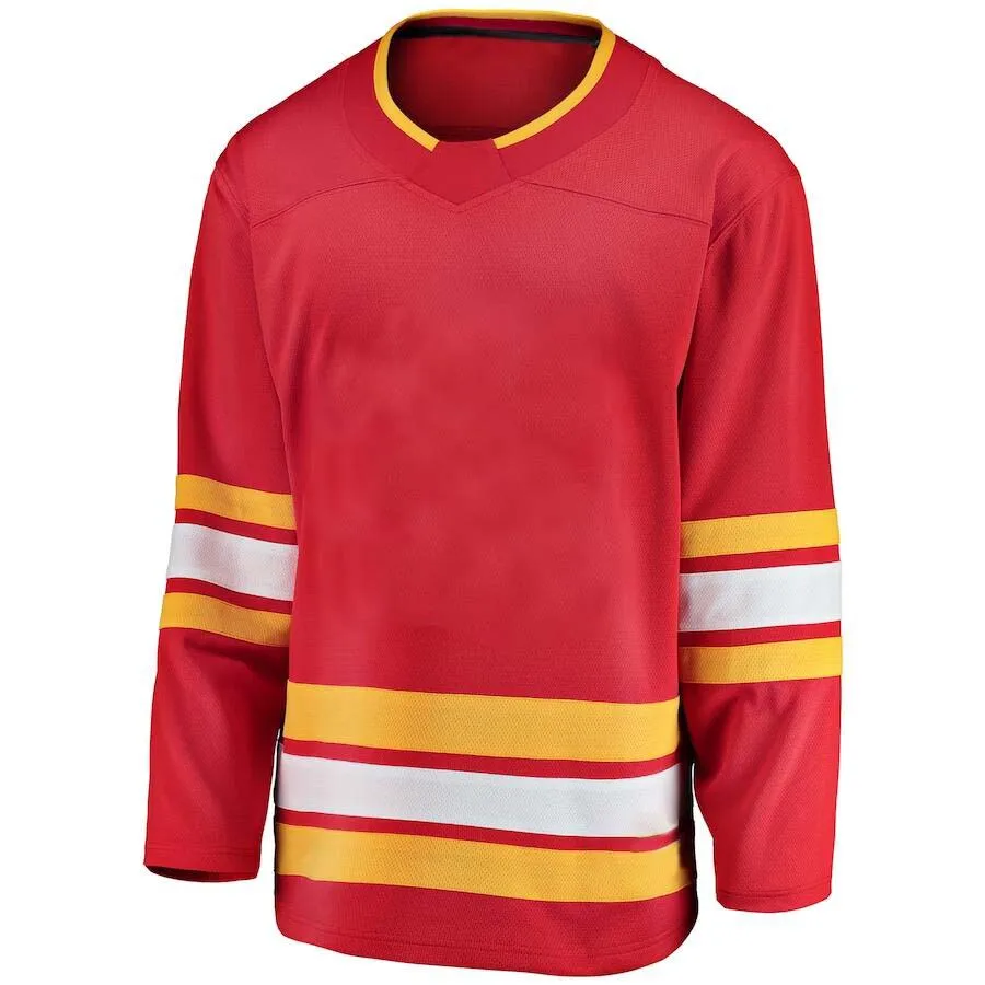 American Hockey Jerseys Sports Fans Wear Calgary Jersey Johnny Gaudreau Matthew Tkachuk Sean Monahan Mark Giordano Jaromir Shirt