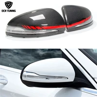 carbon fiber mirror cover for mercedes w205 w222 w213 w238 x205 for benz c s glc e class amg 11 replacement style amg only lhd