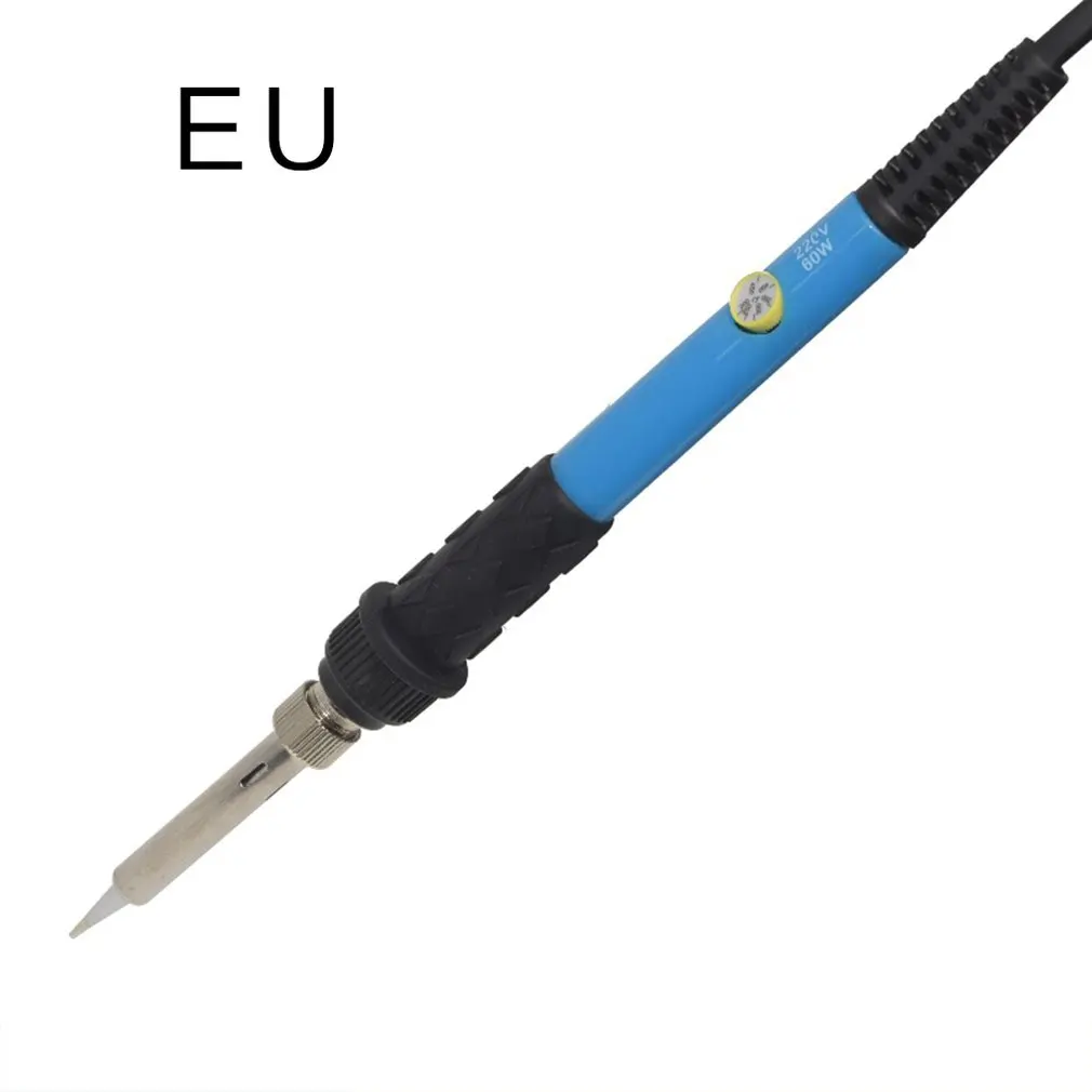 

Soldering Iron EU US Plug 110V 220V 60W Thermostatic Electric Mini Solder Iron Station With 6pcs Soldering Tip Solder Wire Rosin