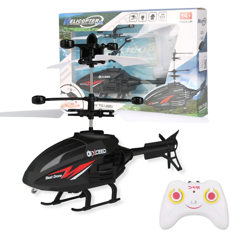 

Induction aircraft, children's remote control helicopter, fall-resistant light suspension gesture flying toy, children's gift