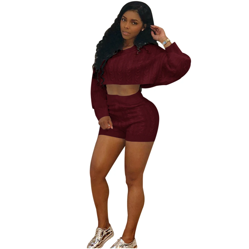 Женский трикотажный спортивный костюм повседневный комплект из двух предметов