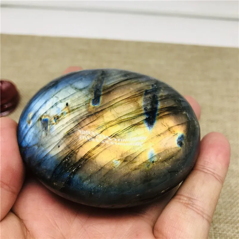 AAA 80 300 г натуральный желтый Радужный Лабрадорит Кристалл Исцеление