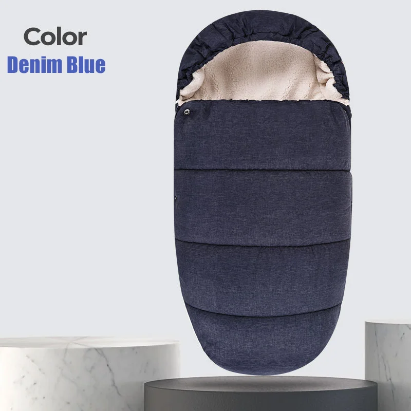 

Baby Warm Sleeping Bag New Lamb Wool Baby Stroller Sleeping Bag Dual Purpose Blanket Baby Goes Out To Be Hugged Thicken And Warm