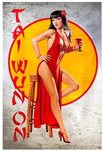 

FOEMXIEN TA;Tin Sign Wall Retro Metal Bar Pub Poster Metal 11.87.9in