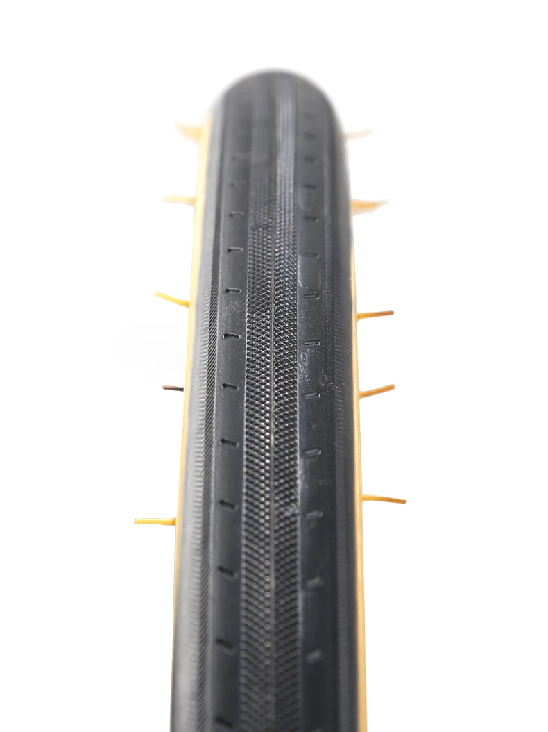 KENDA retro bicycle tires 700C road bike tire pneu 700 23C ultralight 430g racing fixie bike tyres red yellow side 110PSI