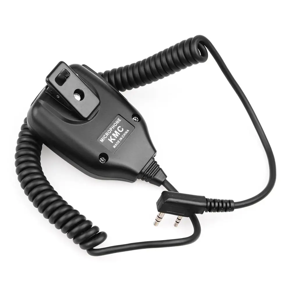 2 Pin PTT Динамик микрофон для BAOFENG UV-5R BF-888S Retevis H777 RT3 RT80 TYT PUXING Ham Радио иди и болтай Walkie