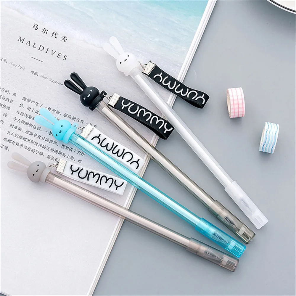 Милая мультяшная лента с рисунком кролика нейтральная ручка Студенческая