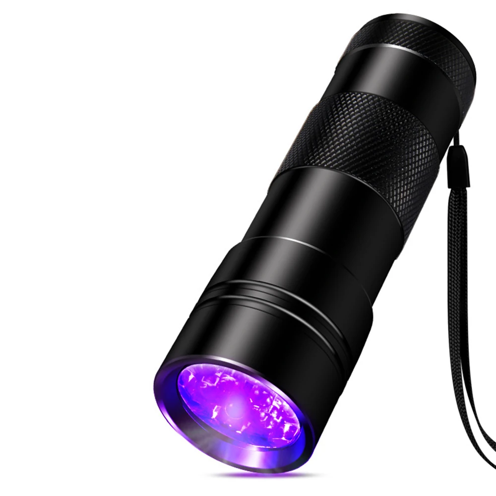 12 Светодиодный s 395NM UV светильник моча животных и Красители детектор флэш черный