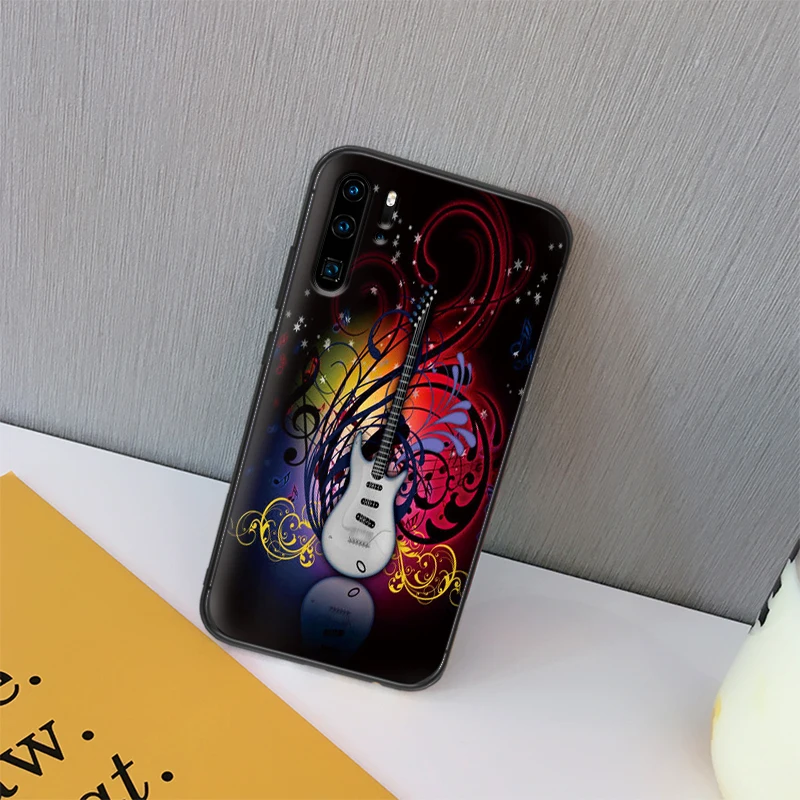 Гитара чехол для huawei P8 P9 Mini P10 P20 2019 P30 LITE P Smart Z 2018 Pro Coque Funda | Мобильные телефоны и