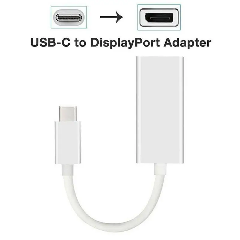 

Переходник USB Type-C на Mini DisplayPort DP C 3,1 Поддержка 4K HDTV переходник «штырь-гнездо»