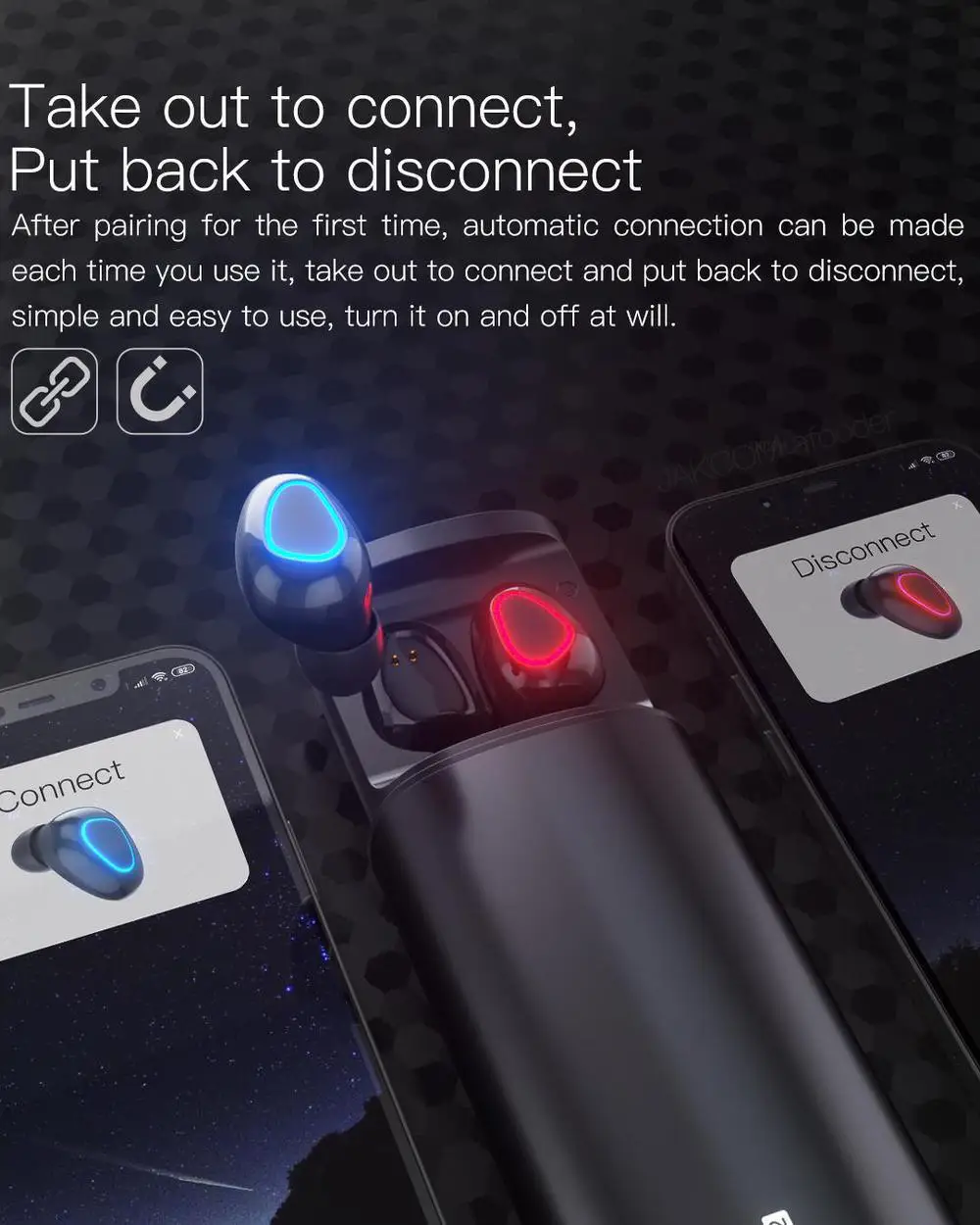 Banco de Potência do Fone de Ouvido sem Fio Suporte de Fone de Ouvido Jakcom Verdadeiro Novo Produto Como Case Pro Acessórios Banco Potência Tws2 6 High Quality Eletrônicos