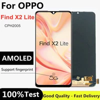 6 4 amoled for oppo find x2 lite lcd display touch screen digitizer assembly for oppo cph2005 lcd find x2 lite 5g global
