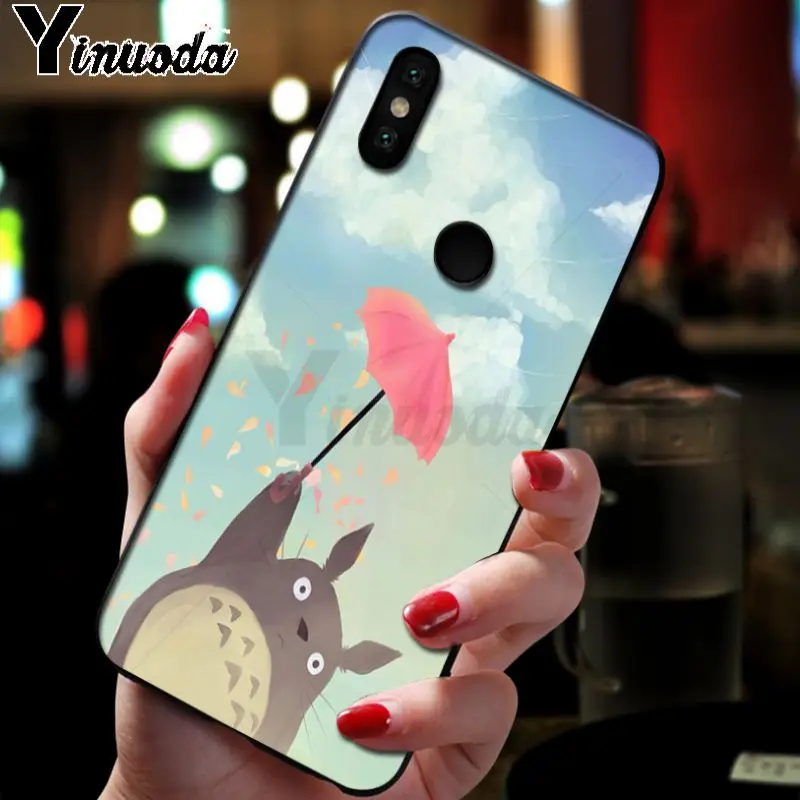 Yinuoda Тоторо Тихиро аниме Ghibli Миядзаки чехол для телефона для xiaomi redmi7 5plus 6a 4x go note5 note7 note6pro mi8se 9se крышка