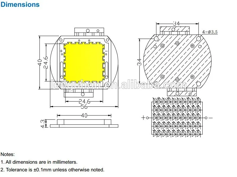 GH Full Spectrum LED With 50W Warm White Led Chip | Освещение
