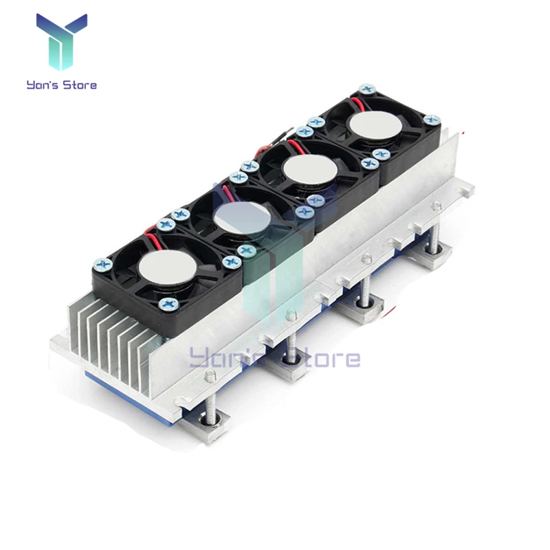 

288W Thermoelectric Peltier Refrigeration Cooler DC 12V Semiconductor Air Conditioner Cooling System DIY Kit For Air Conditioner