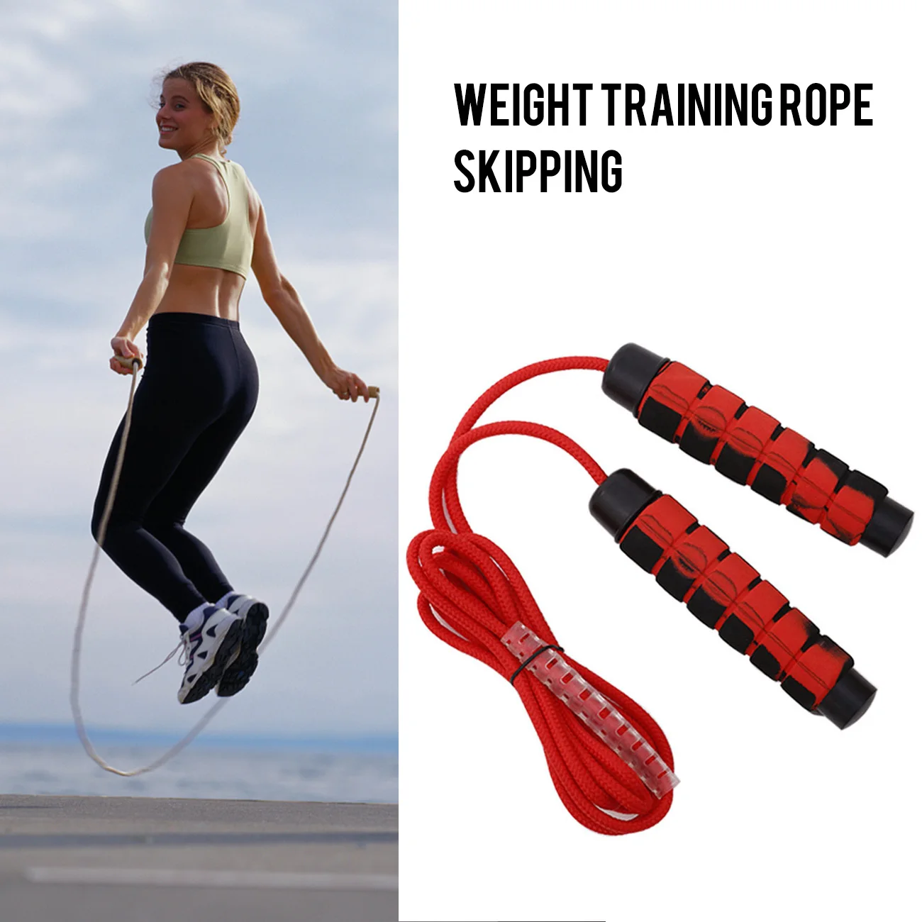 

Exercise Skipping Rope Adjustable Sports Lose Weight Jumping Rope Gym Fitness Training For Men Women Outdoor Accessories