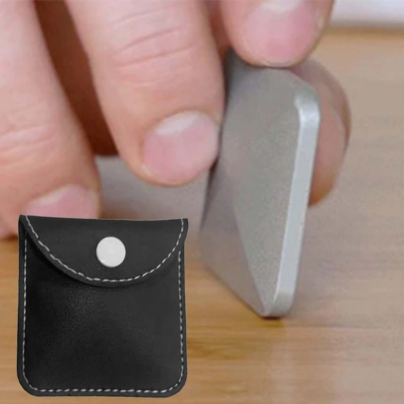 

85DE Stainless Steel Materials Flipo Flip Kinetic Desk Toy Pocket Sized Spinning Toy Bag