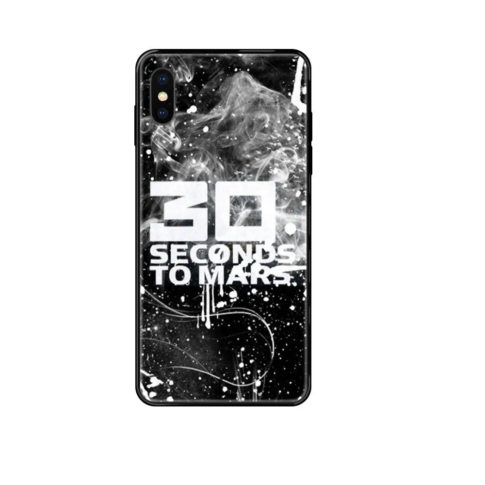 Мягкий ТПУ Черный крутой лучший для iPhone 11 12 Pro XS Max X 8 7 6s Plus 5 SE XR 2020 Современный 30 Second