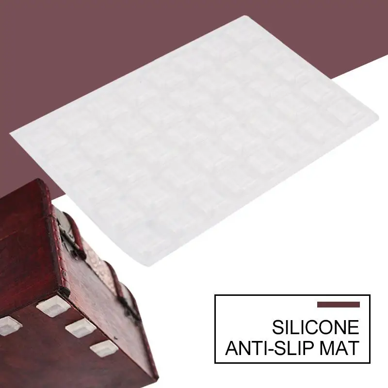 

Durable Silicone Feet Pads Trapezoid Drawer Door Cupboard Rubber Bumper Damper Rubber Feet Pads 40pcs 12.7*12.7*3.0mm
