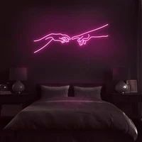 double hand custom neon lights signs for room wall decoration wedding gaming room decor
