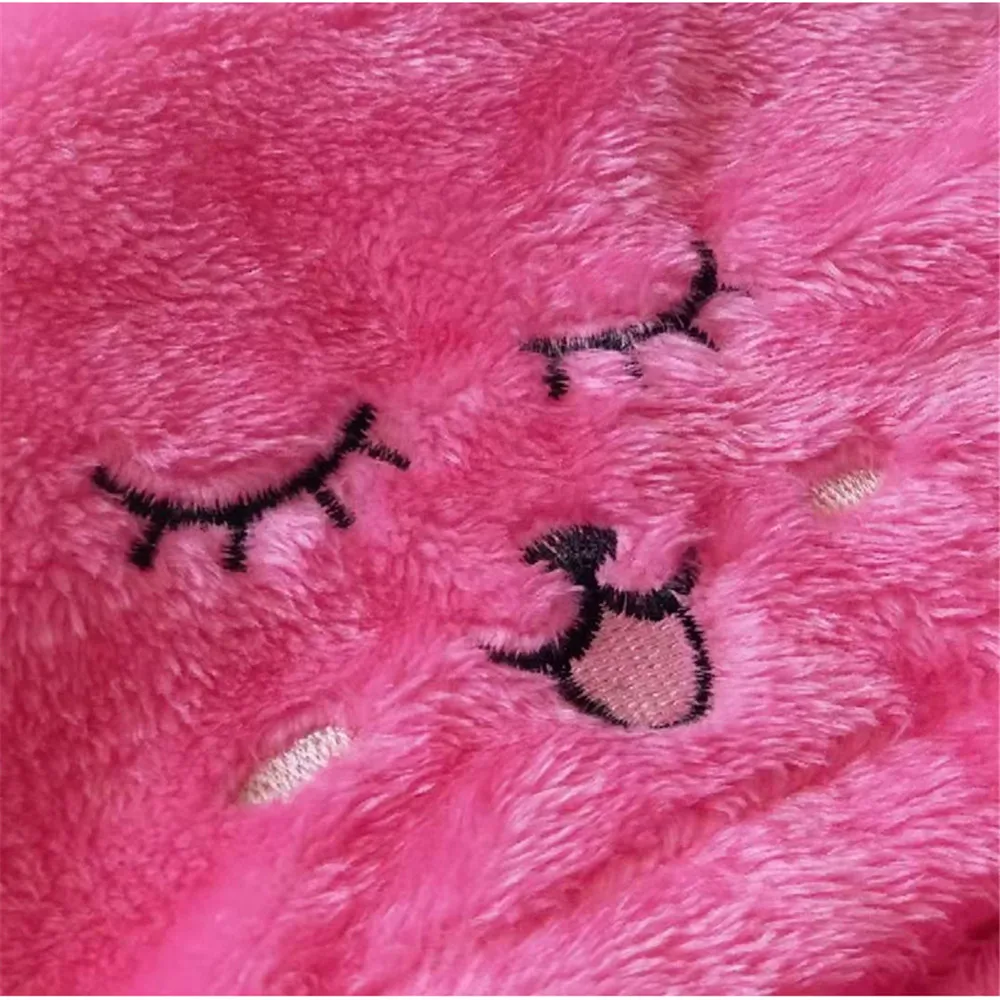 

2020 Autumn Winter New Gloves Hat Bib Three-piece Cute Cartoon Embroidered Warm Scarf Glove Lovely Girl Children Hat