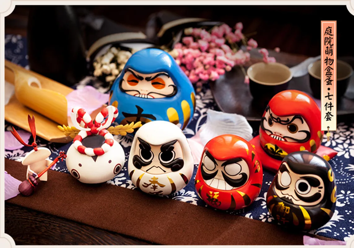 

Глухая коробка Onmyoji аниме персонаж милая игрушка OME Gacha серии двор Daruma group