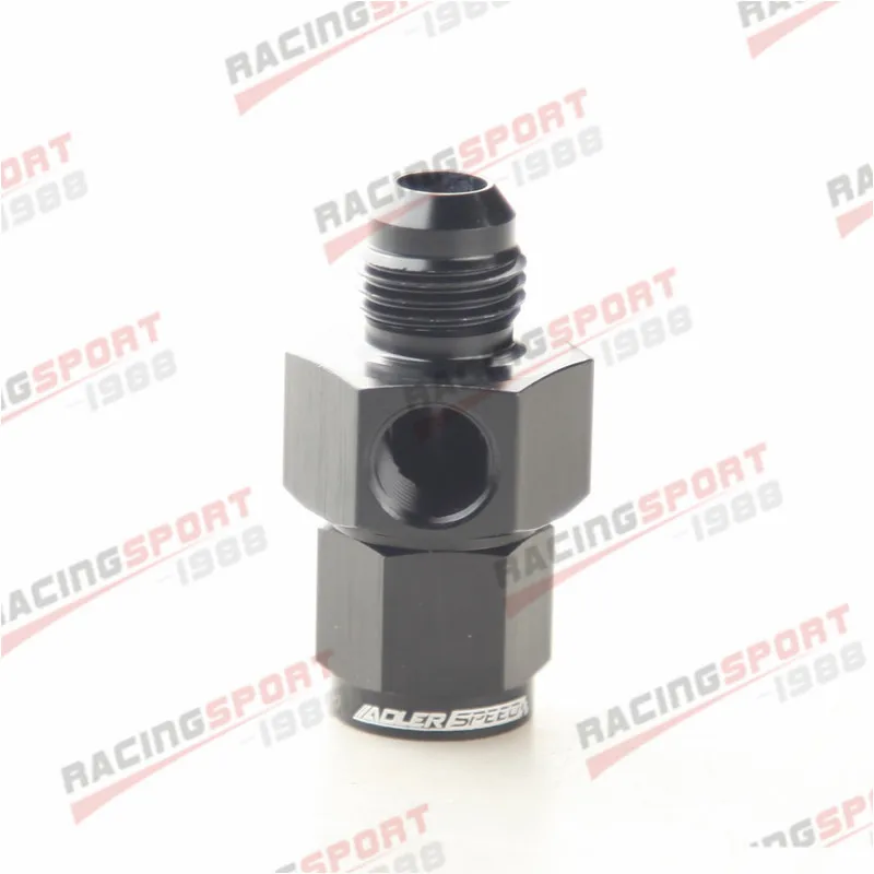 6AN AN6 male to -6 AN female с 1/8 &quotNPT gauge port adapter fuel black | Автомобили и мотоциклы