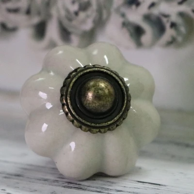 34 мм Тыква Форма дизайн мебели Керамика ручки шкаф тянет ящик шкафа Кухня ручка