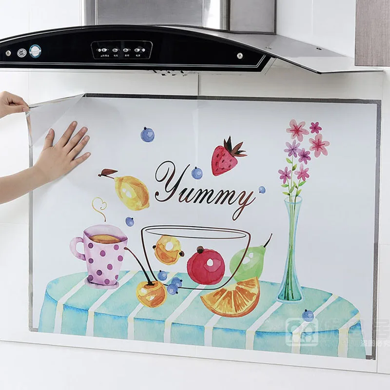 Кухонные наклейки Yummy с фруктовым тортом настенные шкаф плита водостойкая
