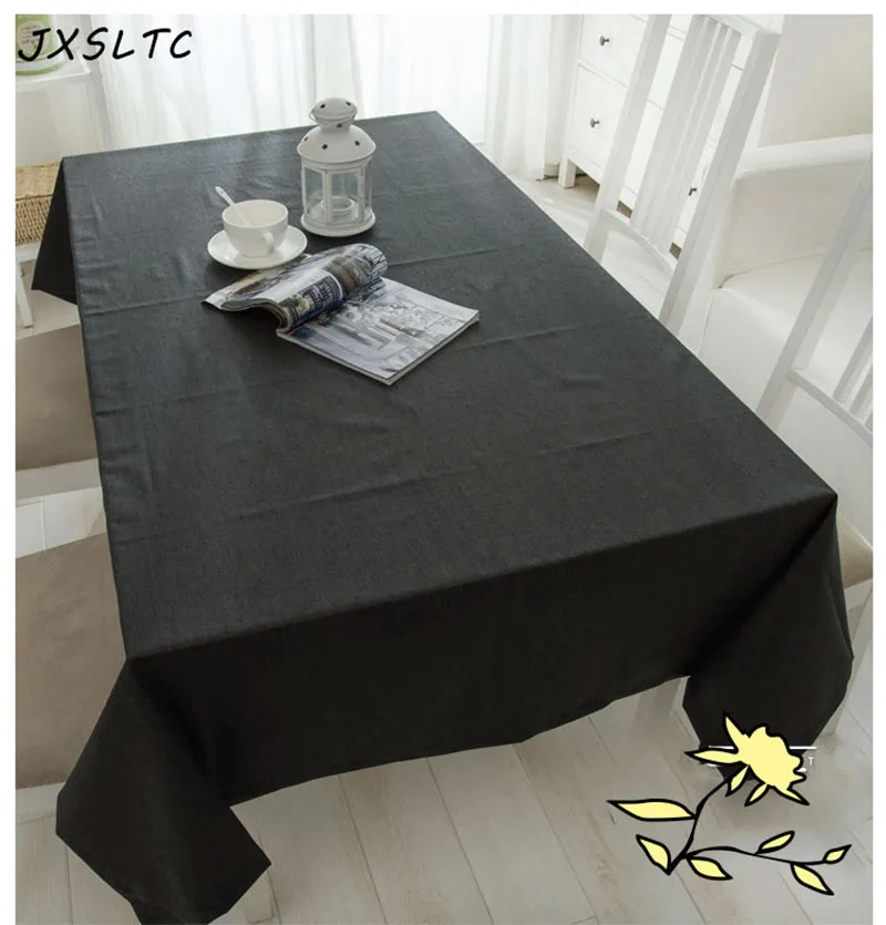 Водонепроницаемый и обрастания сплошной цвет скатерть негабаритных встречи