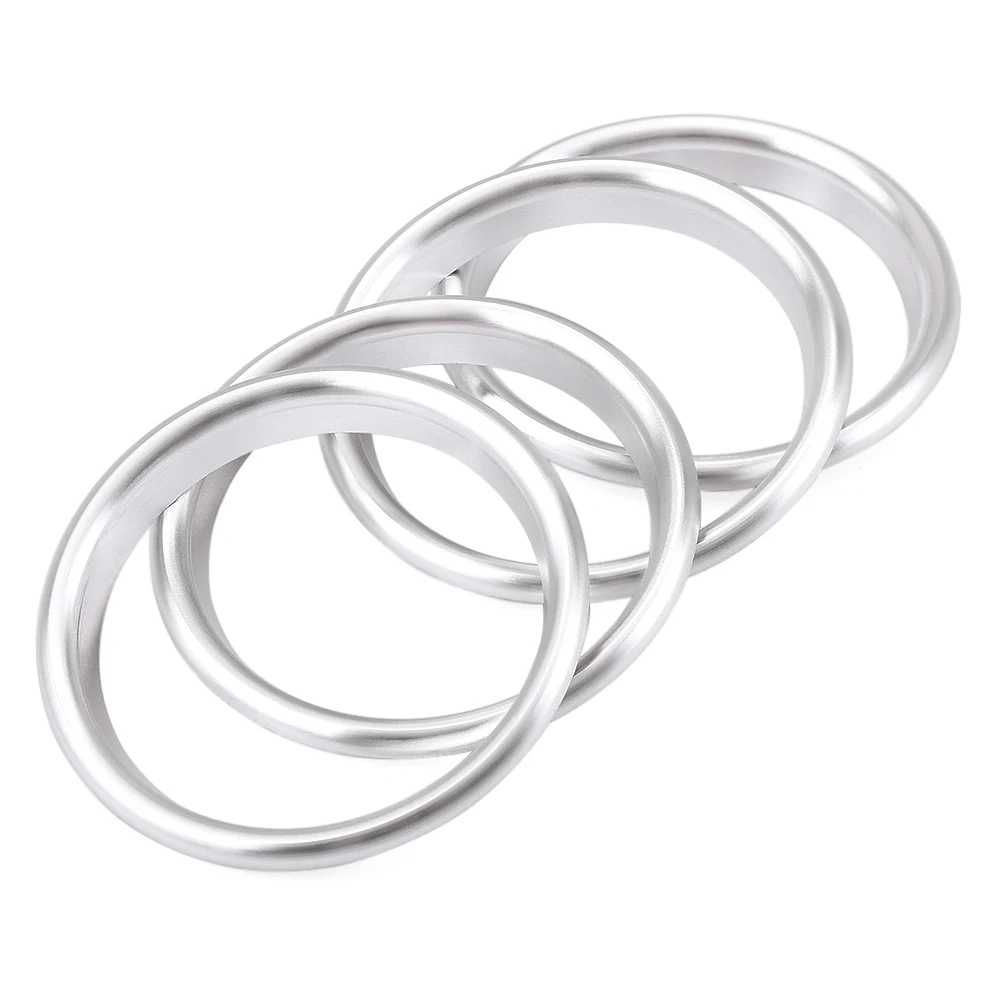 4 шт алюминиевый сплав Вентиляционное кольцо крышка наклейки для Audi A3 8V S3 2014 2019