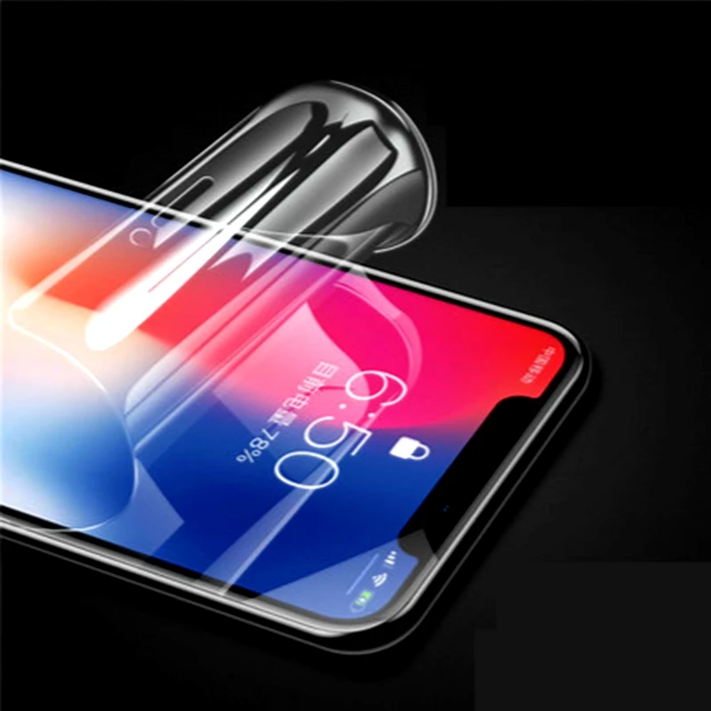 Мягкий Полноэкранный протектор для Apple iPhone 11 Pro 6 7 8 Plus XR X XS Max гибкая защитная