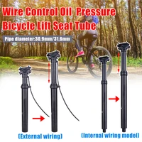 30 931 6 mm bike seatpost hydraulic pneumatic wire control internal cable routing lifting seat post mtb road bike accessories
