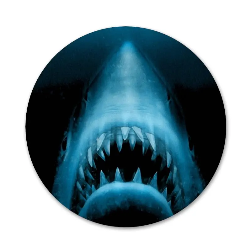 Брошь значок с челюстью Мег 58 мм аксессуары для одежды рюкзак украшение подарок |