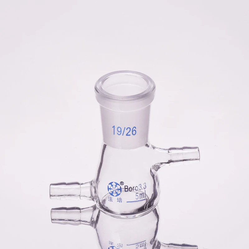Filtering flask with side tubulature 5ml 19/26,Triangle flask with upper and bottom side tube,Filter Erlenmeyer bottle