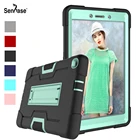 Для Samsung Galaxy Tab A 8,0 2019 SM-T290 SM-T295 чехол противоударный детский безопасный ПК силиконовая гибридная подставка для всего тела чехол для планшета