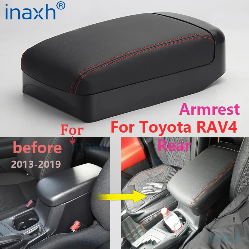 

Подлокотник для Toyota RAV4 RAV4 2013-2019, автомобильный подлокотник, удлинение, модернизация без потерь, поддержка украшения, автомобильные аксессуа...