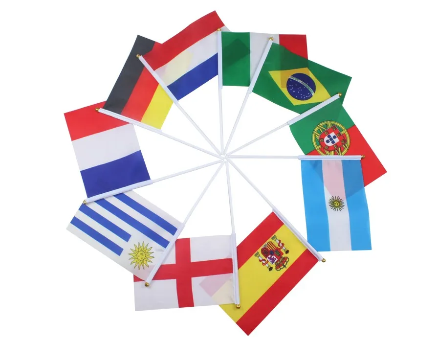 Бесплатная доставка флаги с рукой России флаг 14*21 см веселым рисунком | Дом и сад