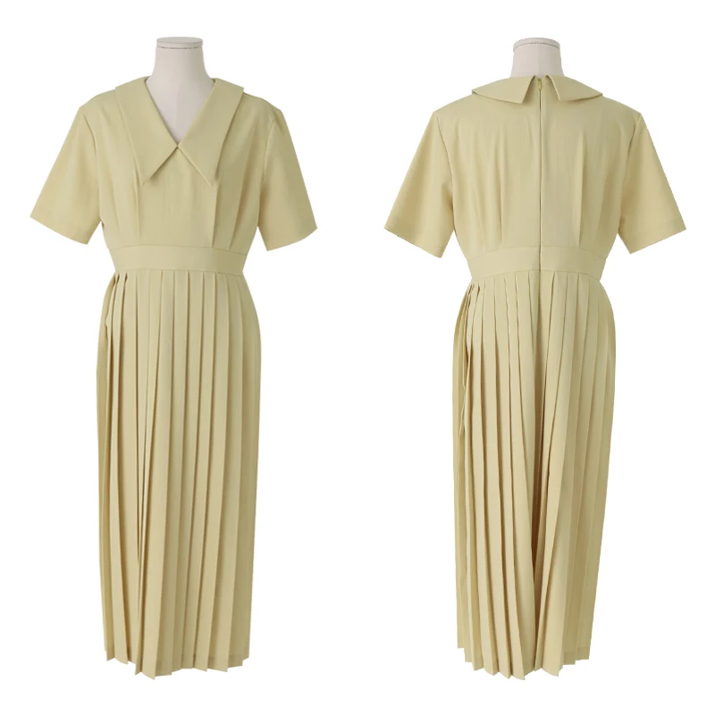 Женское свободное платье Mozuleva повседневное плиссированное миди с коротким