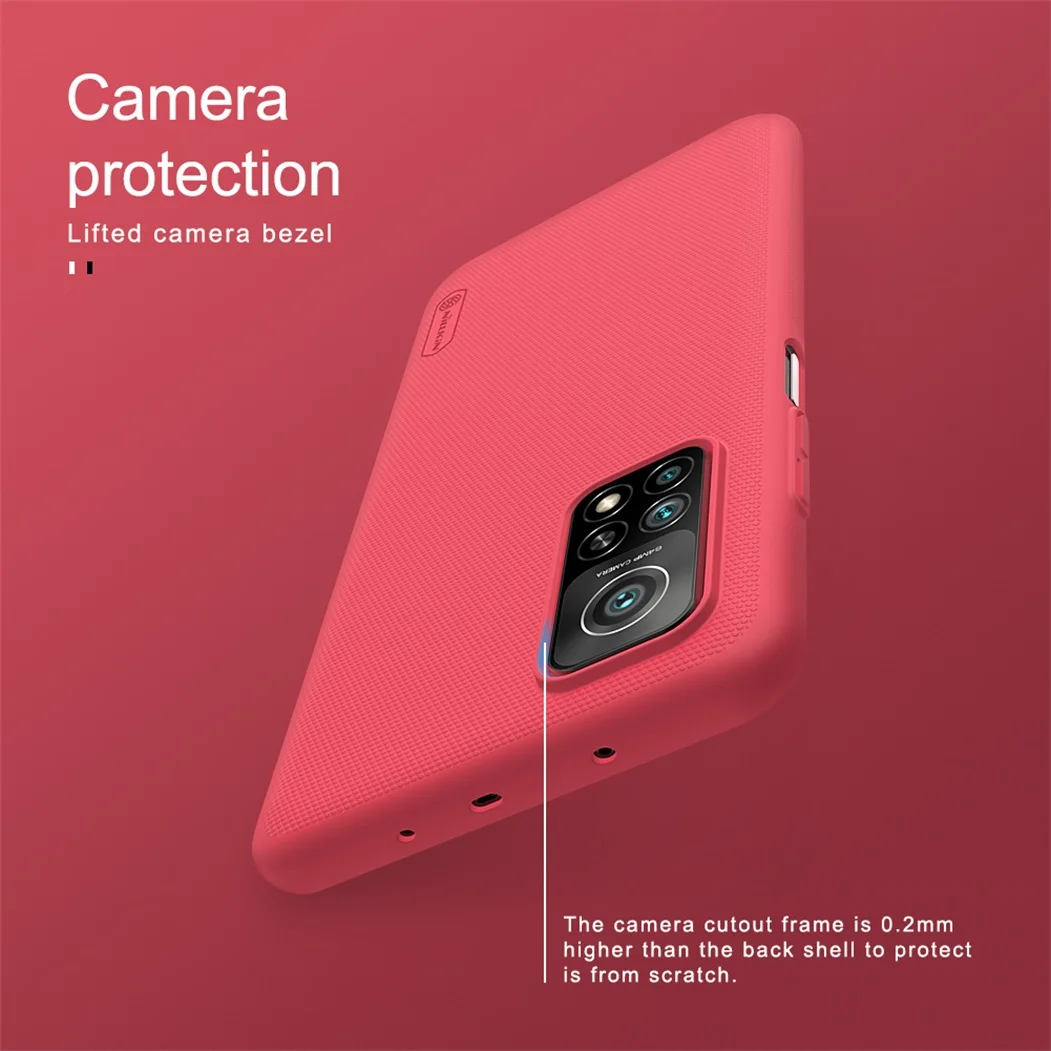Чехол-накладка Nillkin для Xiaomi Mi 10T 5G Mi10T Pro матовый жесткий из поликарбоната |