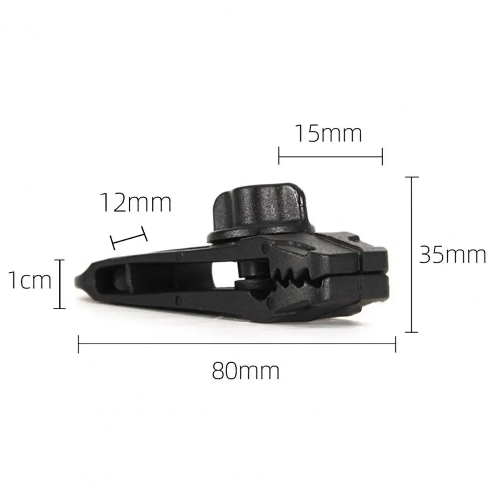 

Useful Canopy Tent Clip Fine Workmanship Tighten Reusable And Tear Resistance Plastic Grip Windproof Awning Clamp for Outdoor