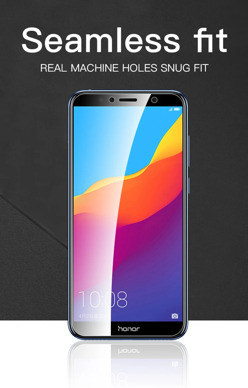 3 шт полное покрытие из закаленного стекла для huawei Honor 9 10 Lite 10i 20 Pro 7A 5,45 7C 5,7 7X Защитная пленка для экрана